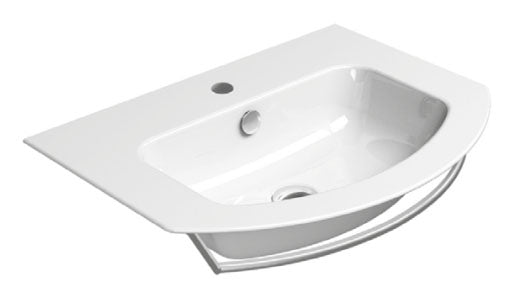 GSI Pura Design 620 x 480mm Curved Washbasin