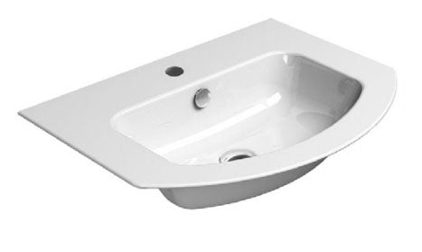 GSI Pura Design 620 x 480mm Curved Washbasin