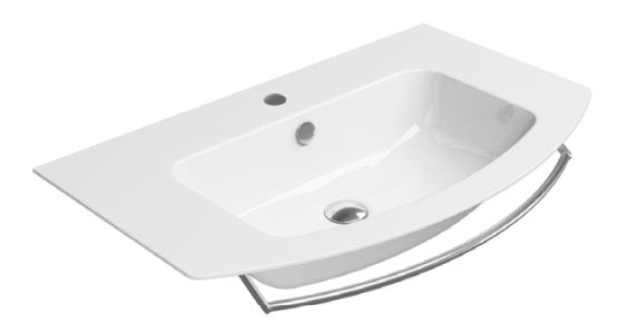 GSI Pura Design 820 x 490mm Curved Washbasin
