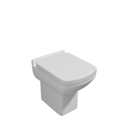 SW6 Pure Back to Wall Pan - Modern & Space-Efficient Design