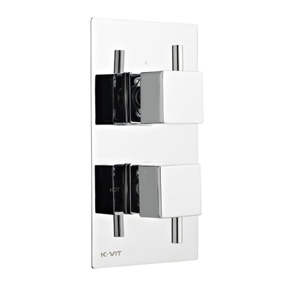 SW6 Pure Thermostatic Concealed Shower with Adjustable Slide Rail Kit Option 1
