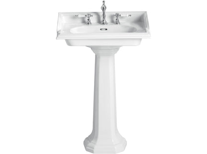 Heritage Dorchester Square Basin With Full Pedestal 625mm