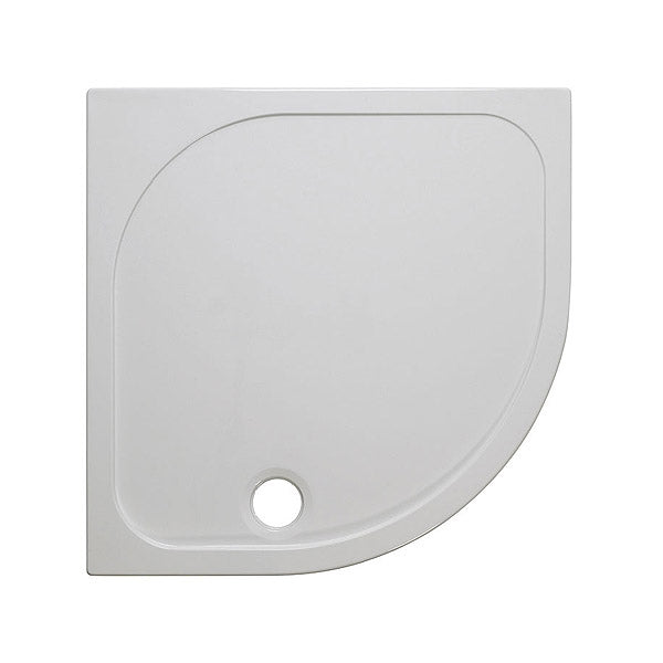 Crosswater 900 x 900 x 45mm Quadrant Stone Resin Shower Tray