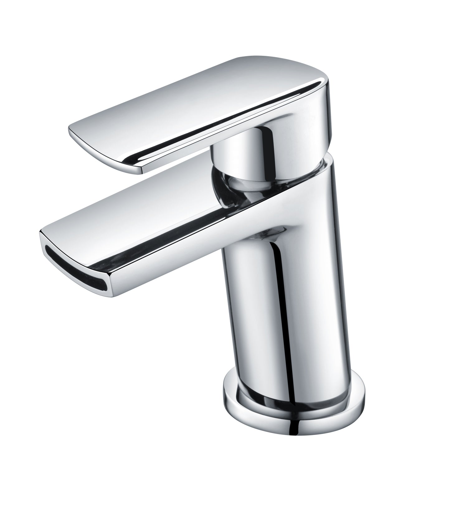 Mini Flute Chrome Mono Basin Mixer Inc Click Clack Waste