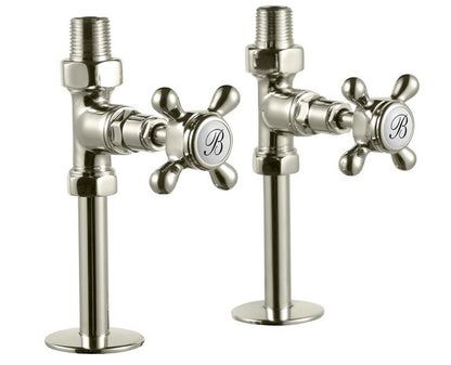 Straight Radiator Valve Nickel