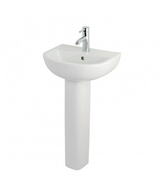 RAK Compact 450mm Basin 2 Tap-Hole