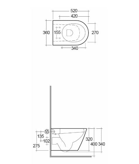Explore RAK Resort Wall Hung Pan