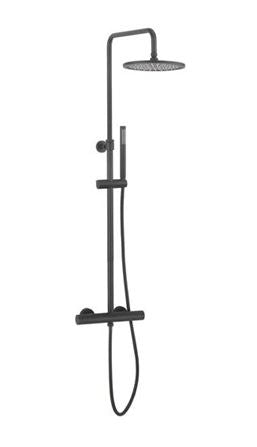 Crosswater Design Exposed Thermostatic Valve w/ Fixed Head