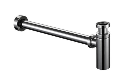 Britton Flat Bottom Round Basin Trap 67 x 362 x 180mm - Chrome