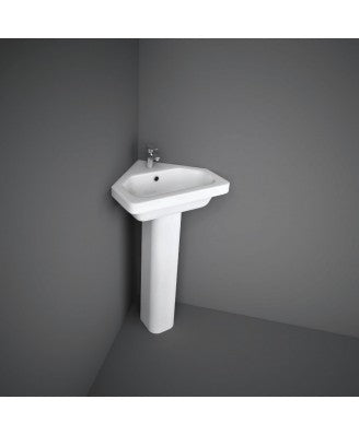 Invest in Premium RAK Resort 45cm Corner Basin 1 Tap-Hole