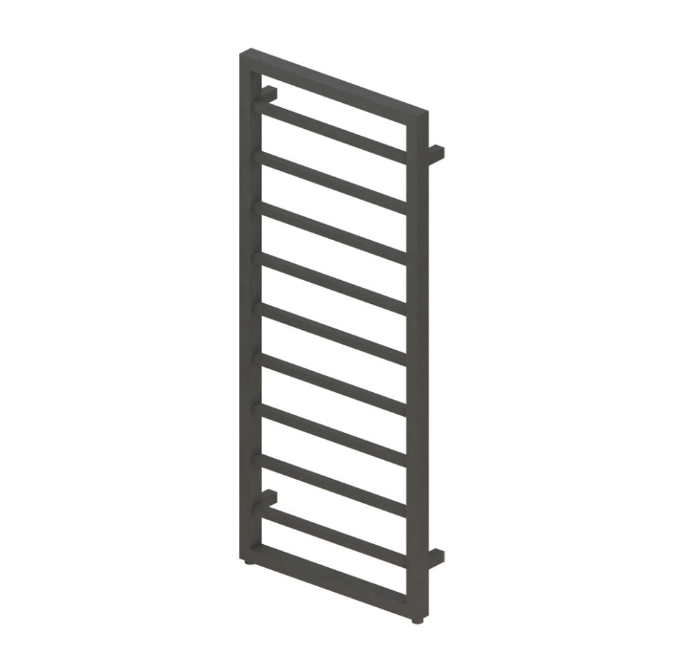 Eastbrook Ryton 1600 x 500mm Square Designer Heated Towel Rail Matt Anthracite