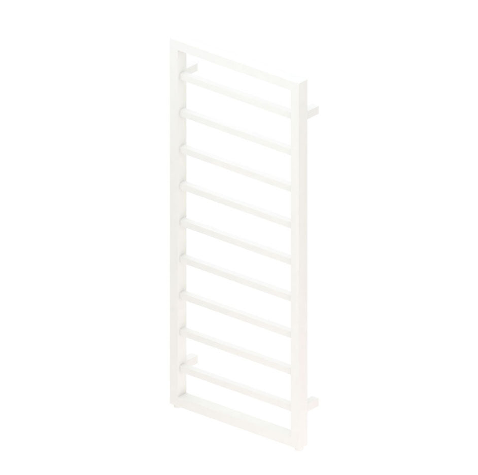 Eastbrook Ryton 1600 x 600mm Square Designer Heated Towel Rail Matt White
