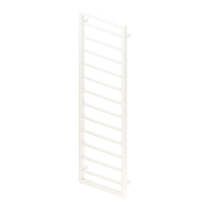Eastbrook Ryton 800 x 500mm Square Designer Heated Towel Rail Matt White