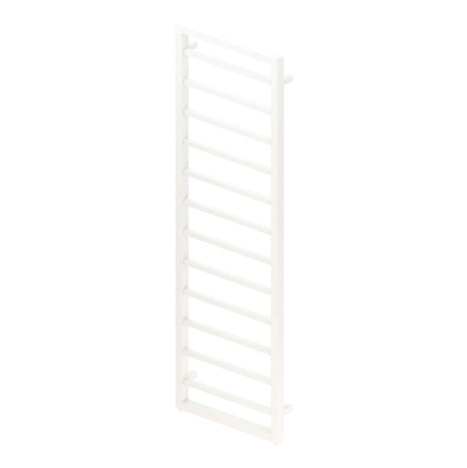 Eastbrook Ryton 1600 x 500mm Square Designer Heated Towel Rail Matt White