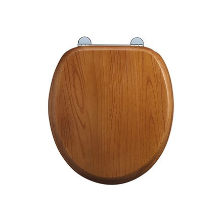 Burlington STANDARD Golden Oak Finish Toilet Seat