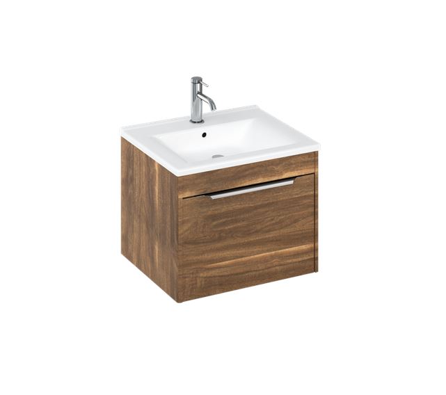 Shoreditch 550mm Wall Mounted Single Drawer Caramel