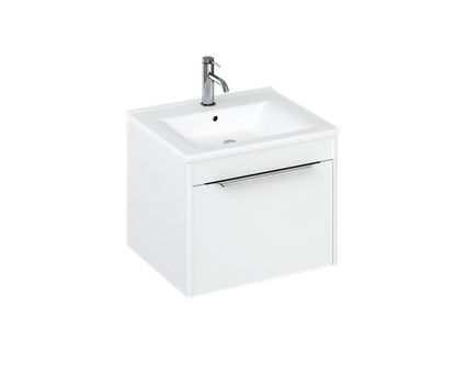 Shoreditch 550mm Wall Mounted Single Drawer White Matt
