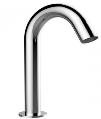 Just Taps React Sensor Deck Spout Mains Or Battery Operated