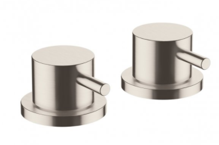 Just Taps Inox Deck Panel Valves - Modern Bath Fixture
