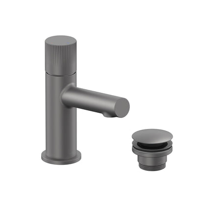 Vado Safari Leverless Cold Start Mini Mono Basin Mixer with Universal Basin Waste