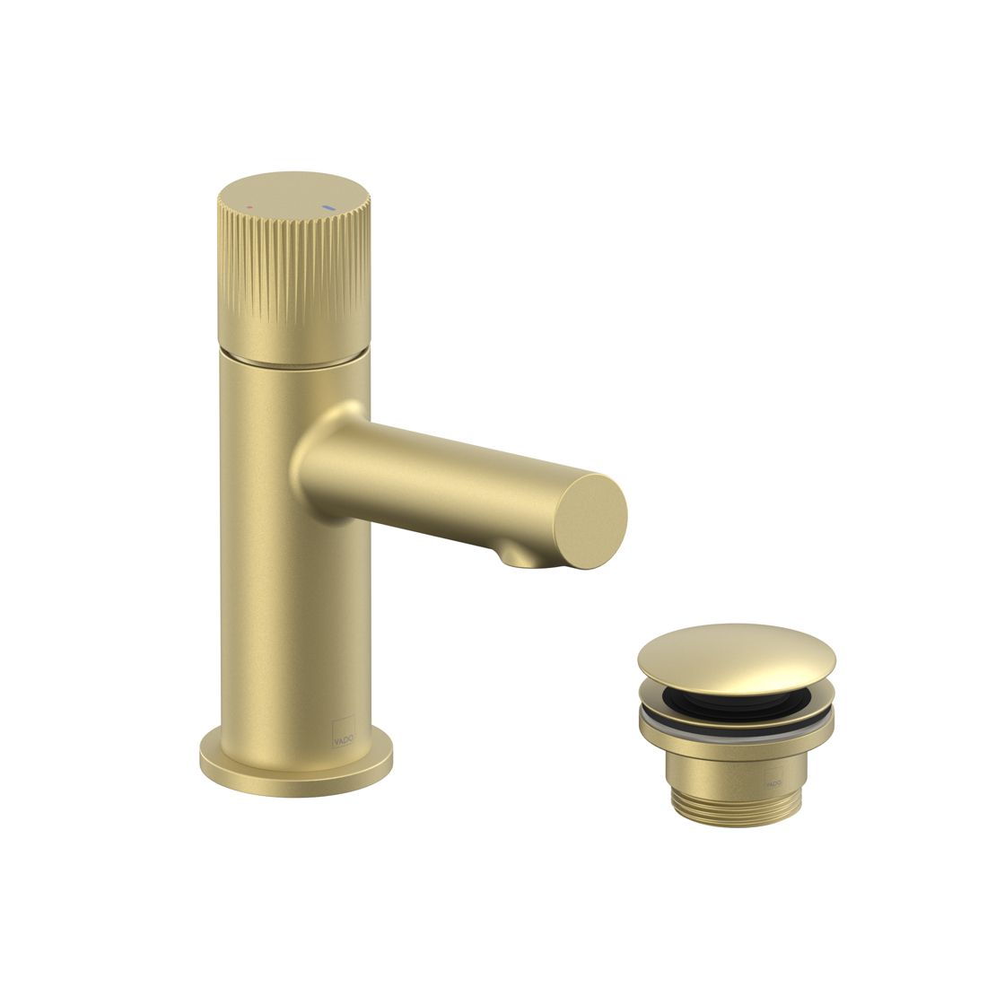 Vado Safari Leverless Cold Start Mini Mono Basin Mixer with Universal Basin Waste