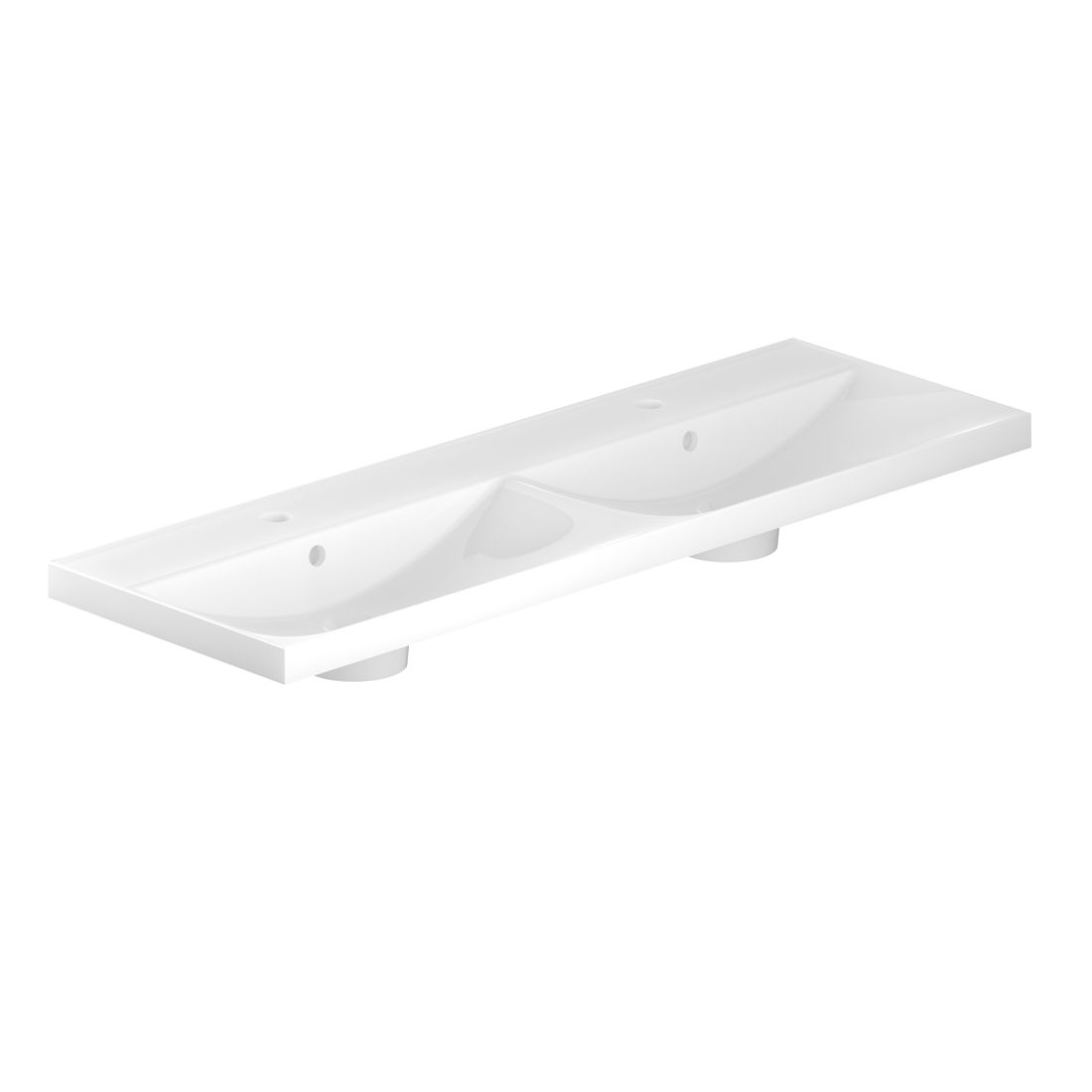Vado Safari Mineral Cast Double Vanity Basin