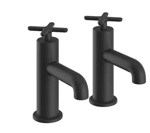 Salcombe Bath Pillar Matt Black