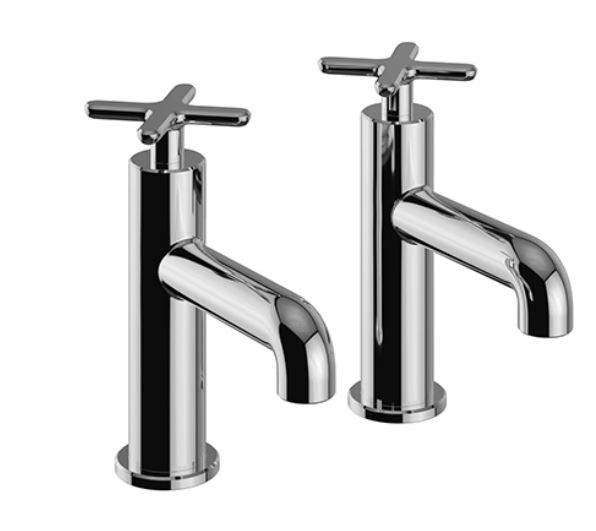 Salcombe Chrome Basin Pillars Taps