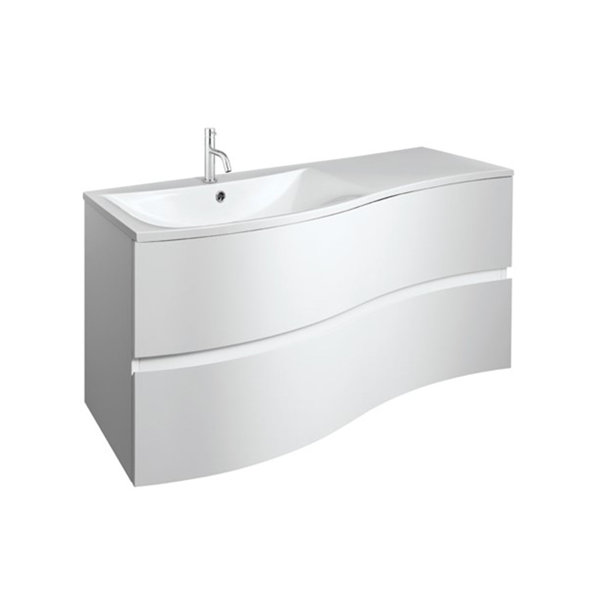 Crosswater Svelte 1000 Unit & Cast Mineral Marble Basin
