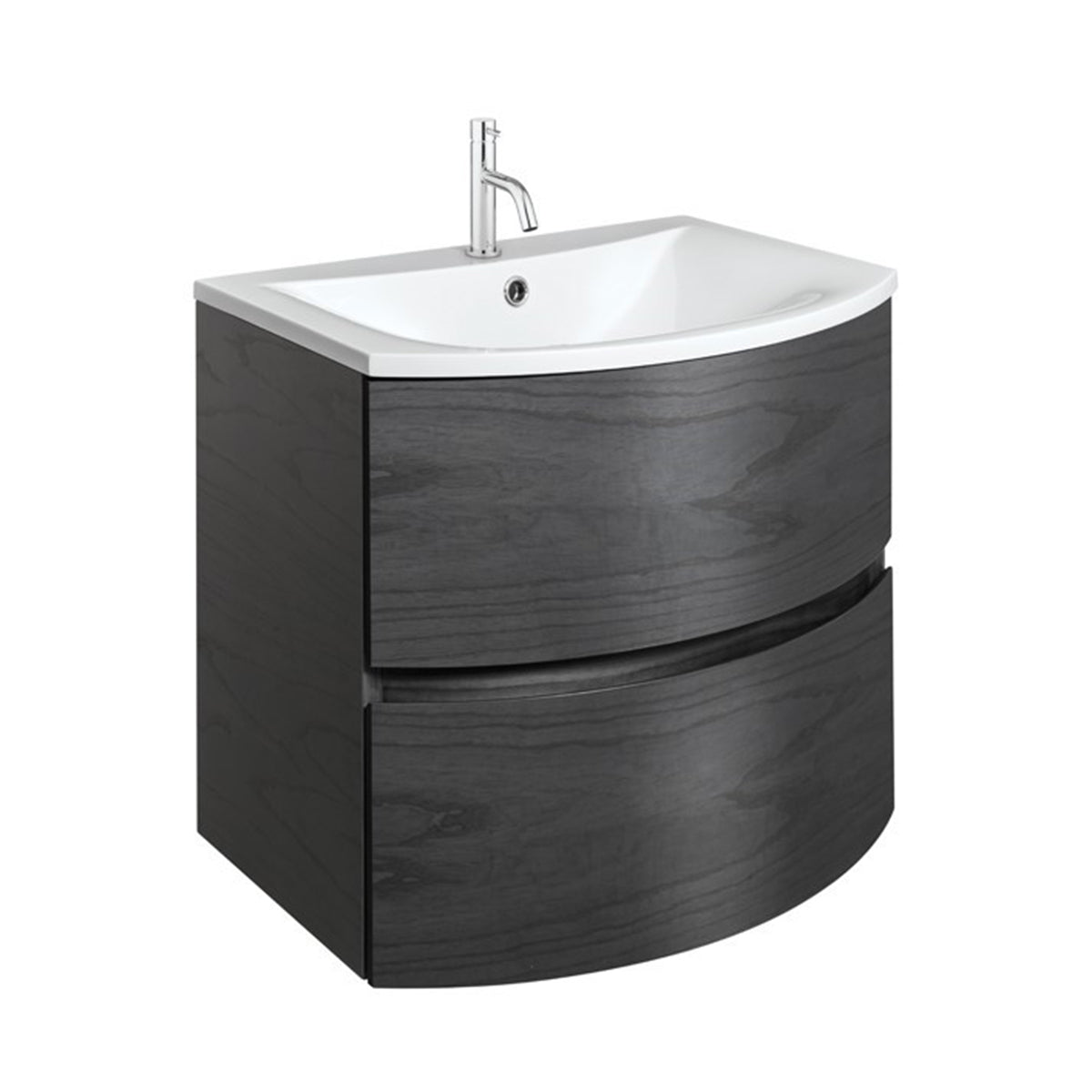Crosswater Svelte 600 Unit & Cast Mineral Marble Basin