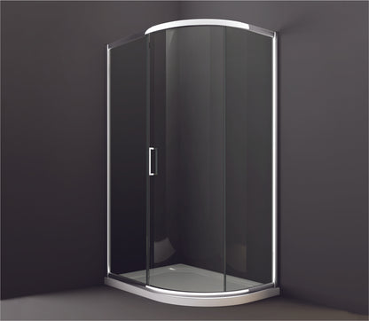 Merlyn 8 Series 900 x 760mm 1 Door Offset Quadrant Shower Enclosure