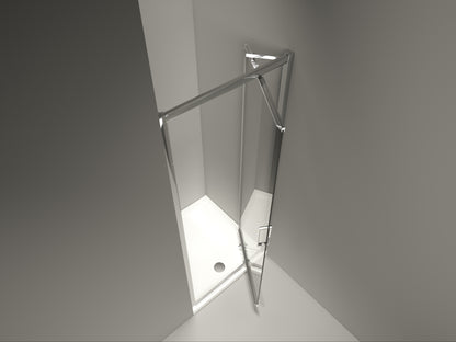Merlyn 8 Series 1000mm Infold Shower Door & Inline Panel