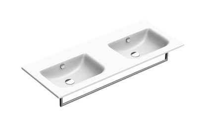 Catalano Sfera 125 Double-sink Basin Square Corners