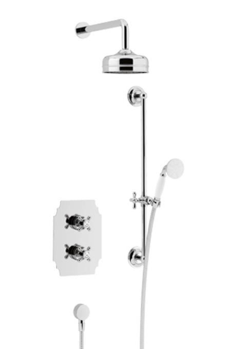 Hartlebury Shower w/ Fixed Head and Flexible Riser Kit