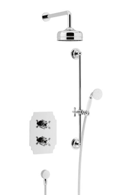 Hartlebury Shower w/ Fixed Head and Flexible Riser Kit