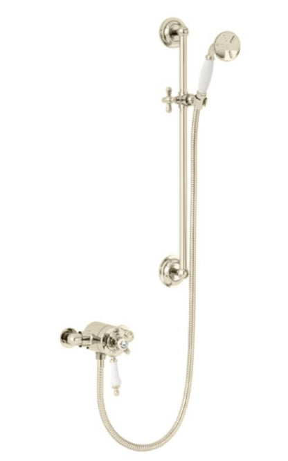 Hartlebury Exposed Valve & Adjustable Shower Kit Vintage Gold