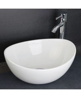 RAK Shell 39cm Bowl Sit On Wash Basin