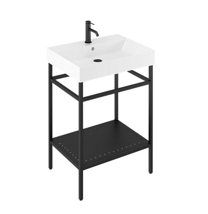 Elevate Your Home With Frame Black Stand For 600mm Basin