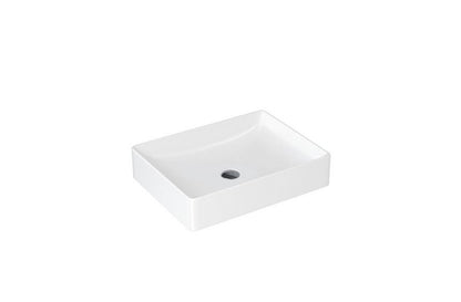 Shoreditch Quad Rectangular Countertop Basin - White Gloss