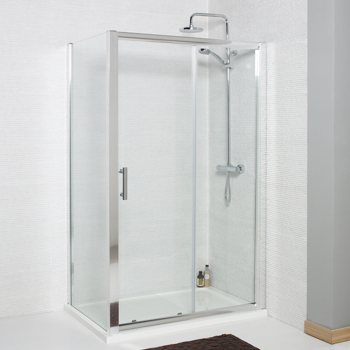 SW6 Koncept Frameless Side Panel 800mm x 1850mm