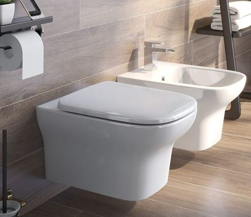 Essentials Grace Slimline Soft Close WC Seat With Quick Release Hinges