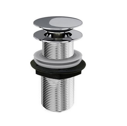 Britton Chrome Un-slotted Click Clack Basin Waste