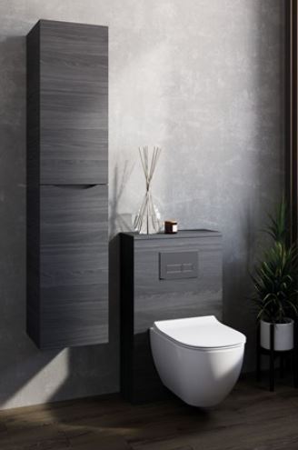 550 x 228 x 919mm Toilet Furniture Unit - Steelwood