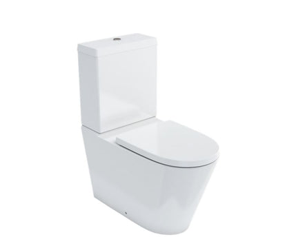 Sphere Rimless Close Coupled WC Pan & Seat
