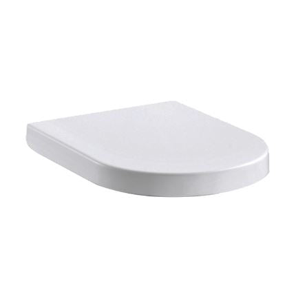 Essentials Arco 470mm Projection Duraplast Soft Close Quick Release Seat and Cover White