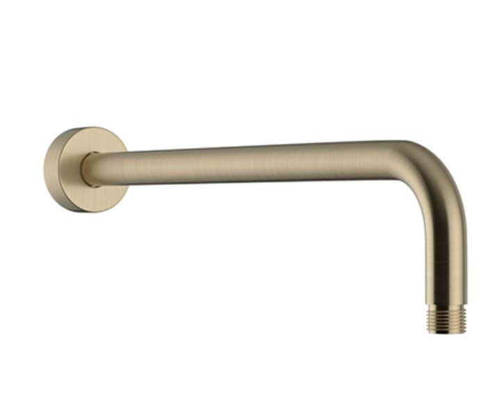 Wall Mounted Shower Arm Brushed Brass