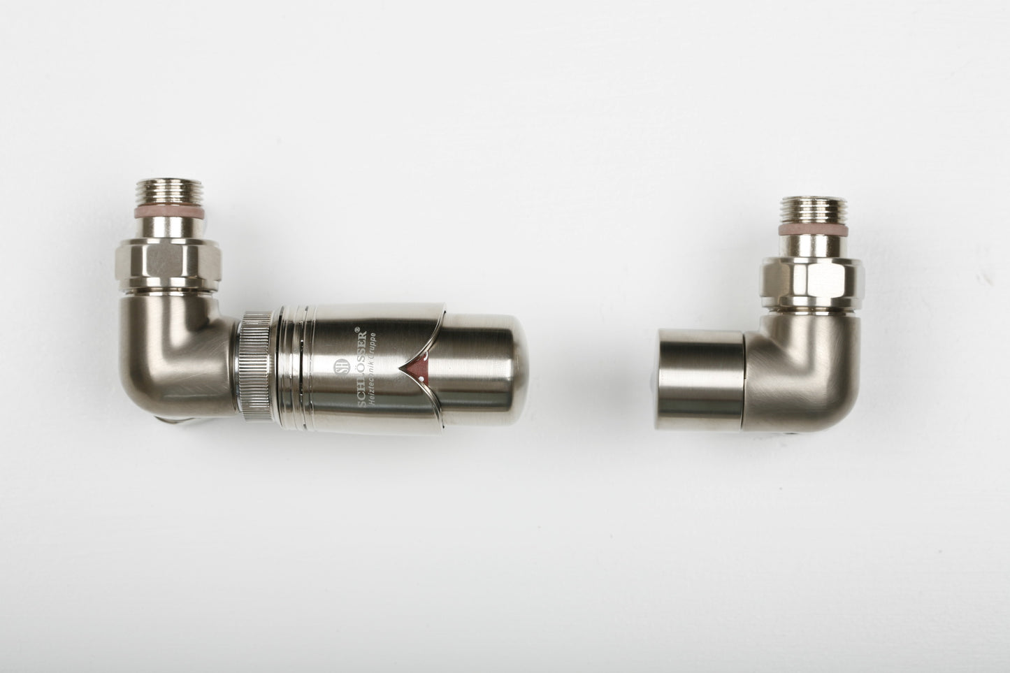 JIS Satin Mixed Thermostatic Radiator Valves