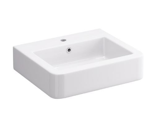 Essentials Flite Suburb 530mm Basin 1 Tap Hole