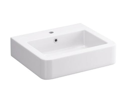 Essentials Flite Suburb 530mm Basin 1 Tap Hole