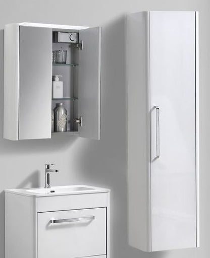 Essentials Suburb 1500mm Wall Storage Unit in White Gloss